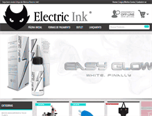 Tablet Screenshot of electricinkonline.com.br